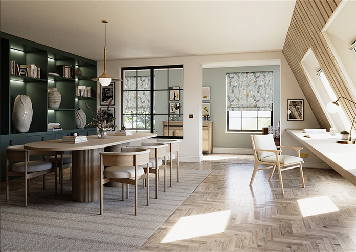 Aviary, Caribou - Roman Blind - Image 7